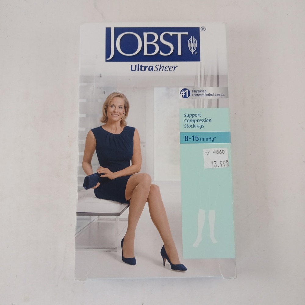 Jobst UltraSheer 8-15 mmHg CT Knee High Compression Stocking 119231 Sun Bronze L